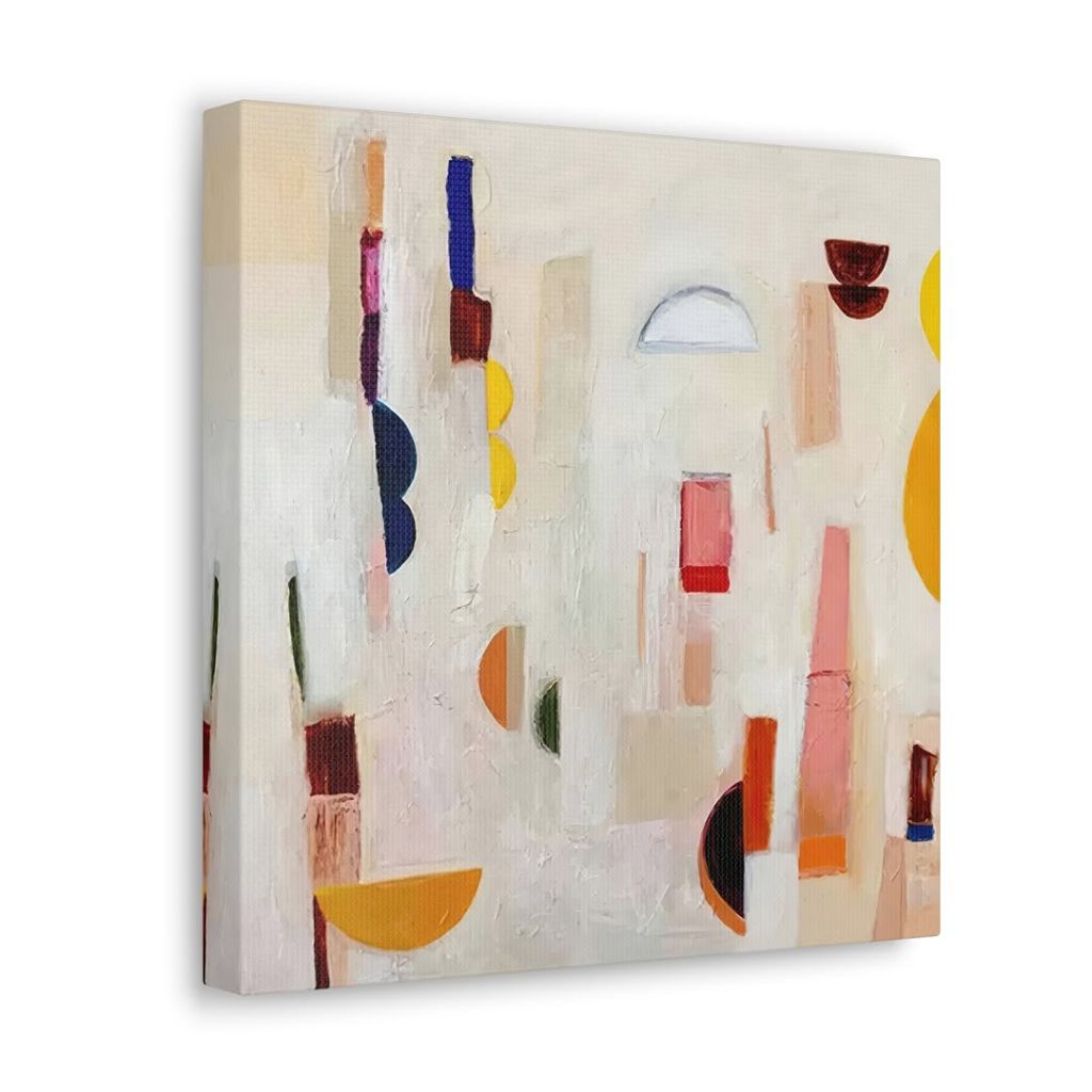 Abstract Cityscape Wall Art Framed Print