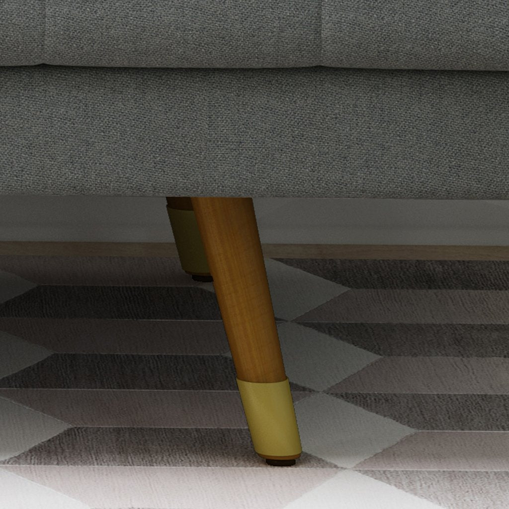 Aidan Mid Century Modern Tufted Fabric Sofa