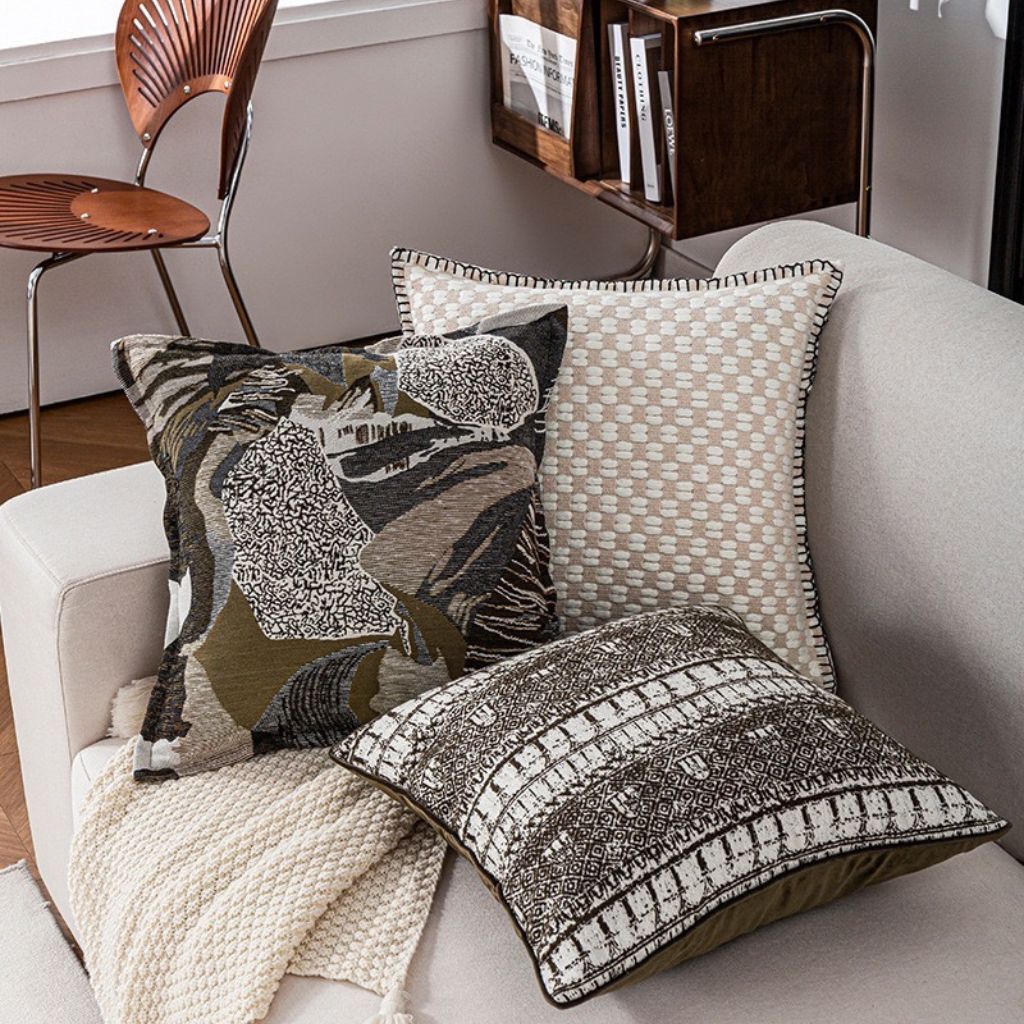 Ancient Stonework Throw Pillow Cover