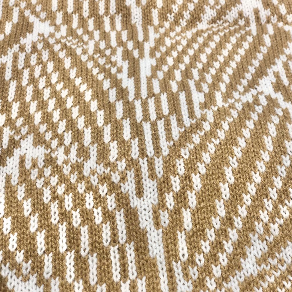 Autumn Leaves Knitted Throw Blanket