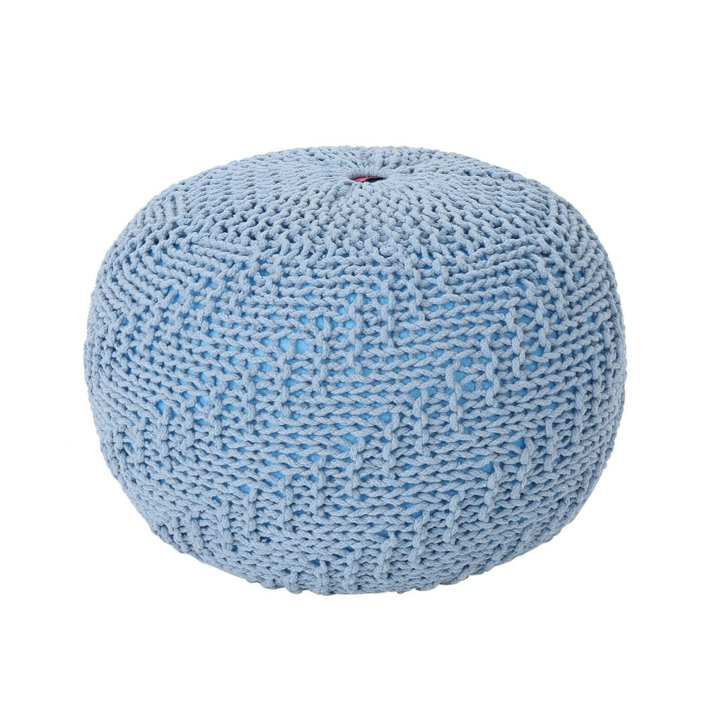 Beryl Knitted Cotton Pouf