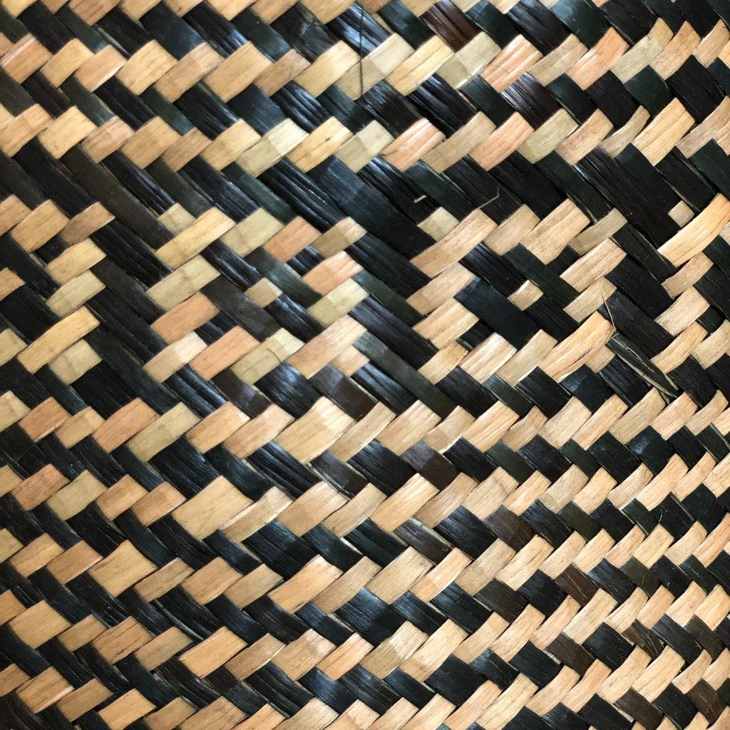 Black Seagrass Handwoven Planter Basket
