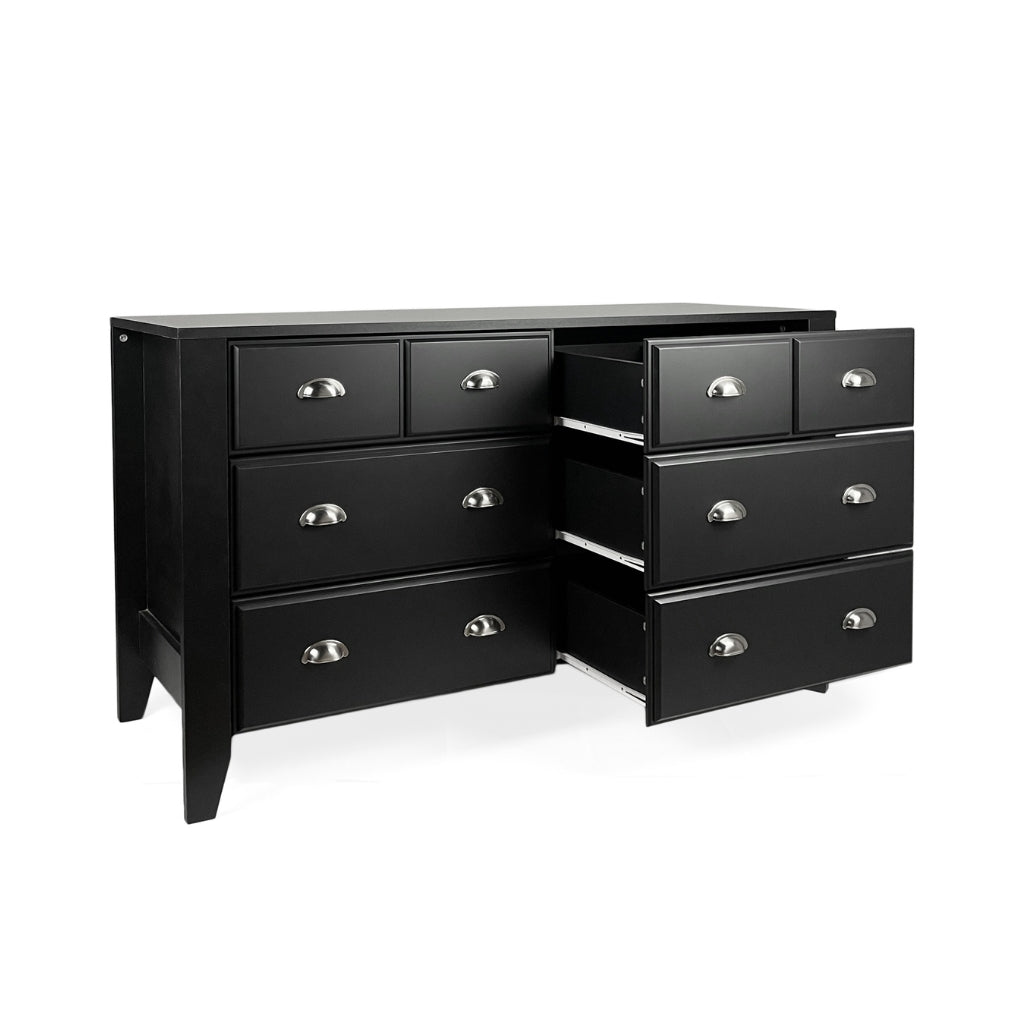 Cleary Contemporary Faux Wood 6 Drawer Double Dresser