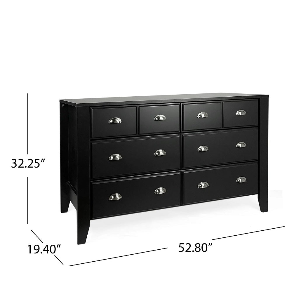 Cleary Contemporary Faux Wood 6 Drawer Double Dresser