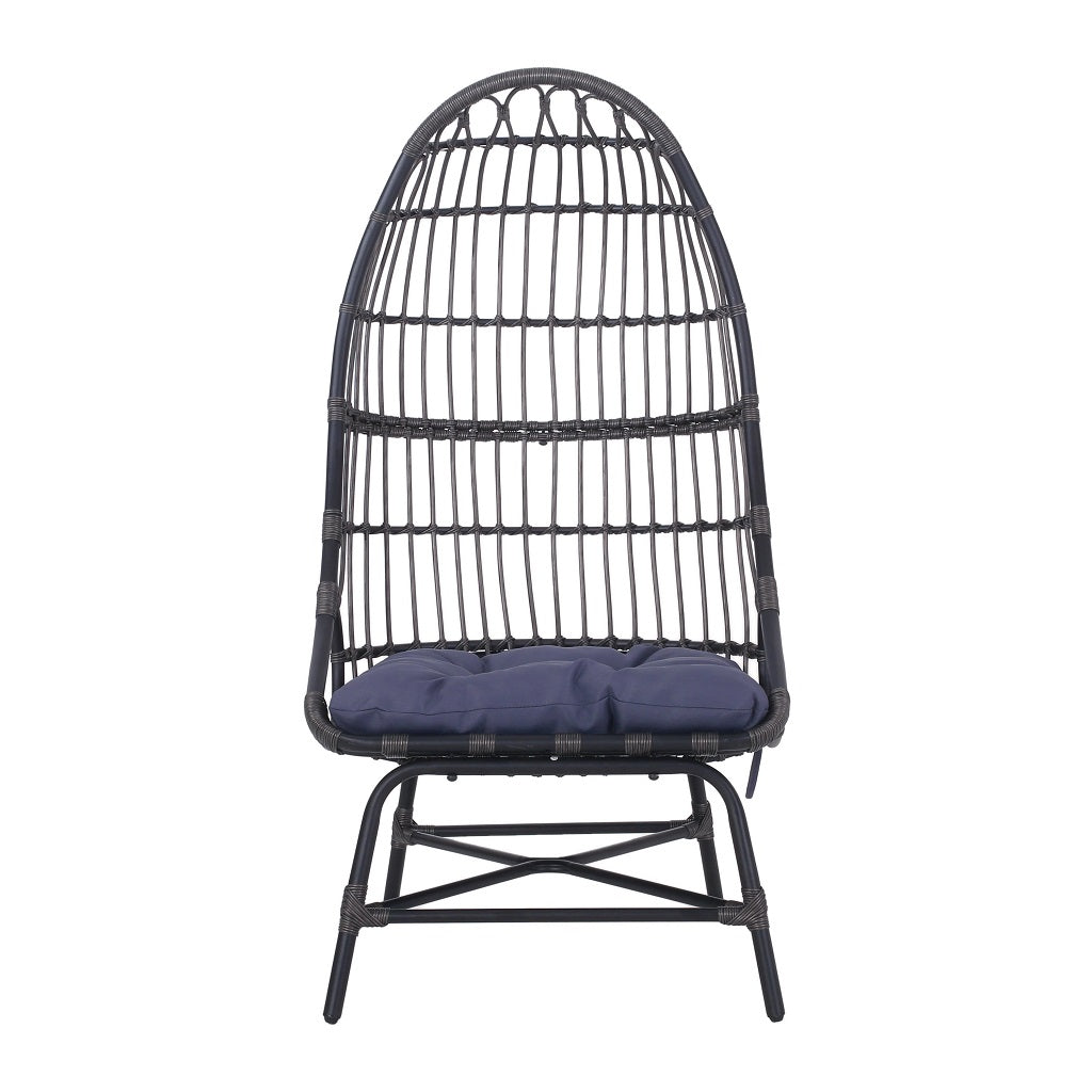 Cortina Outdoor Wicker Basket Chair with Cushion