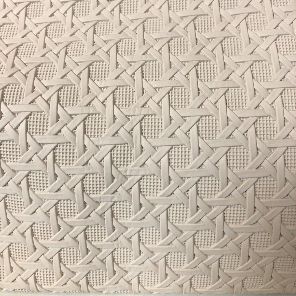 Cream Weave Tissue Box Cover