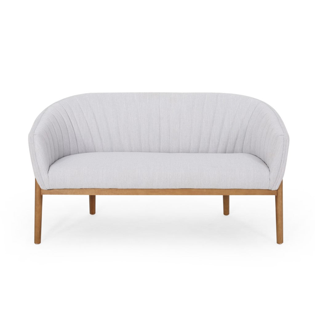 Deborah Mid-Century Fabric Loveseat