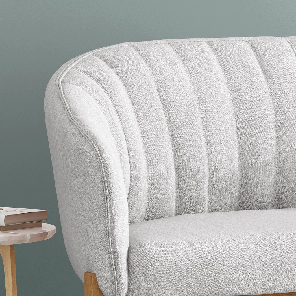 Deborah Mid-Century Fabric Loveseat