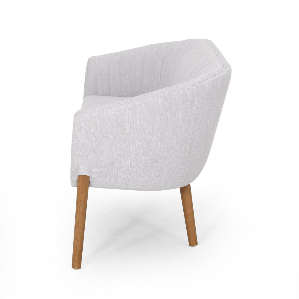 Deborah Mid-Century Fabric Loveseat