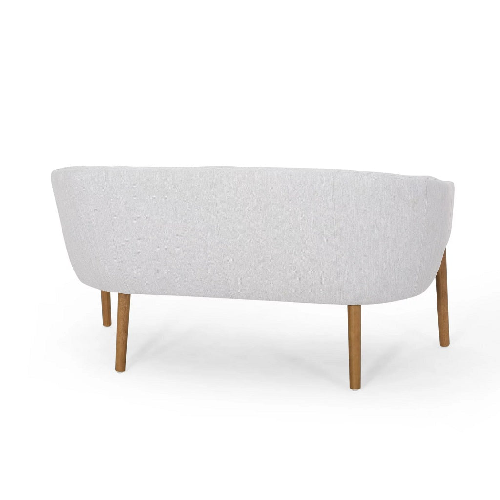 Deborah Mid-Century Fabric Loveseat