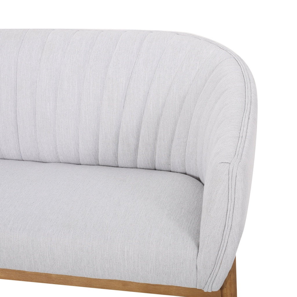 Deborah Mid-Century Fabric Loveseat