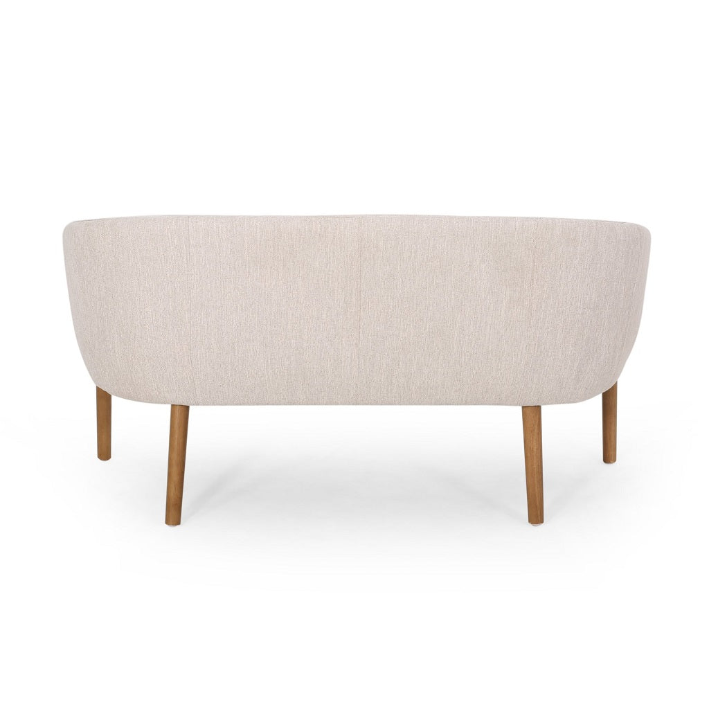 Deborah Mid-Century Fabric Loveseat