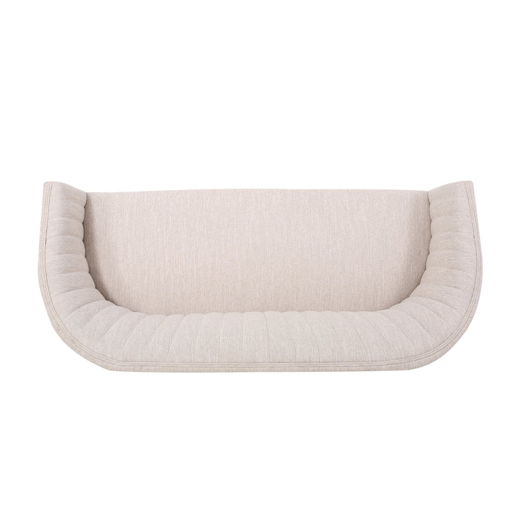 Deborah Mid-Century Fabric Loveseat