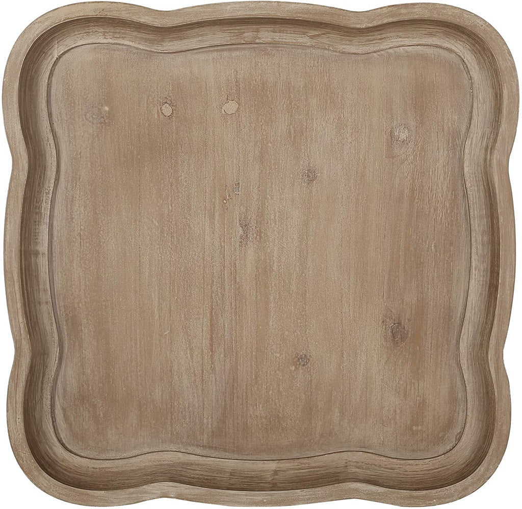 Dianelly French Country Accent Table with Square Top