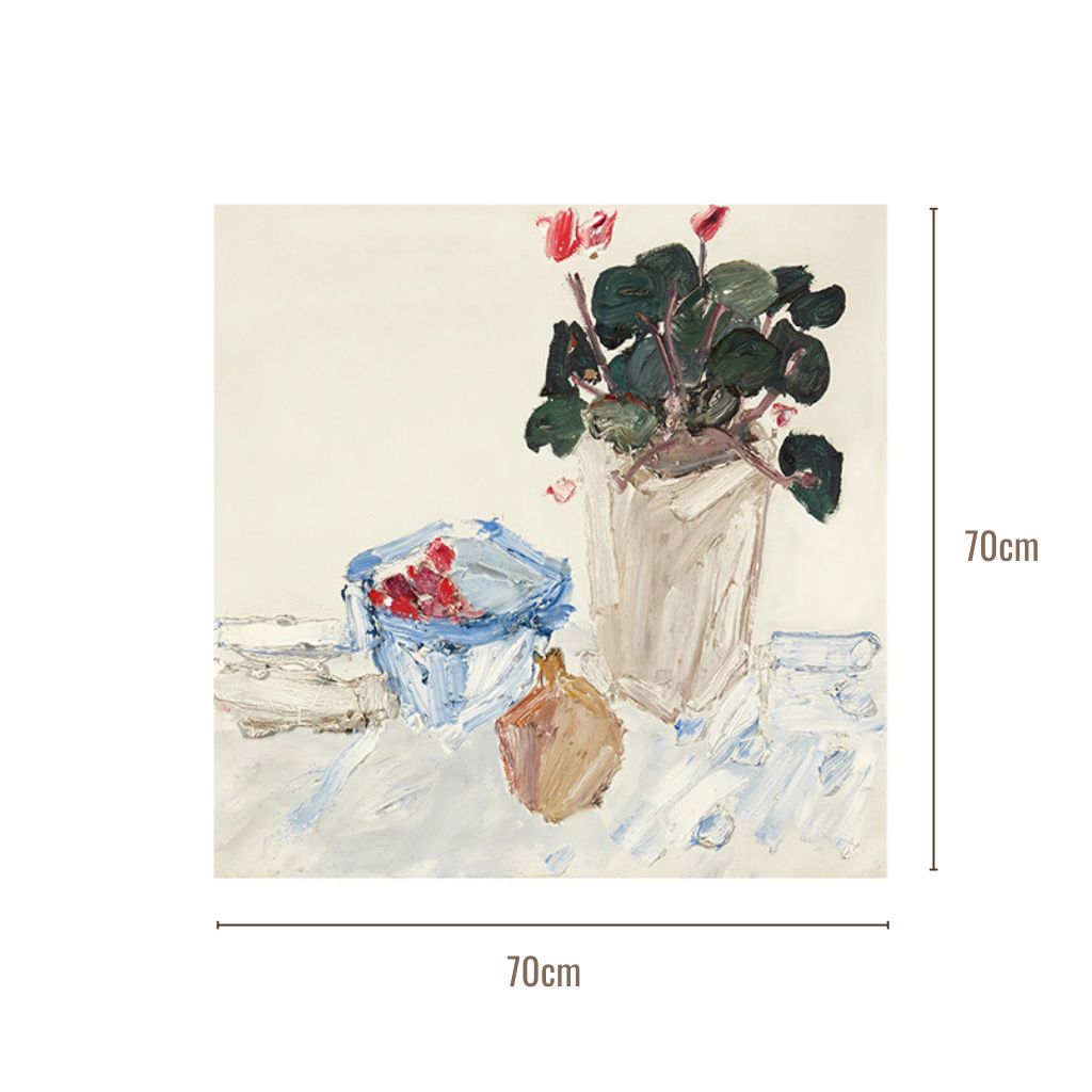 Dining in Bloom Wall Art Framed Print