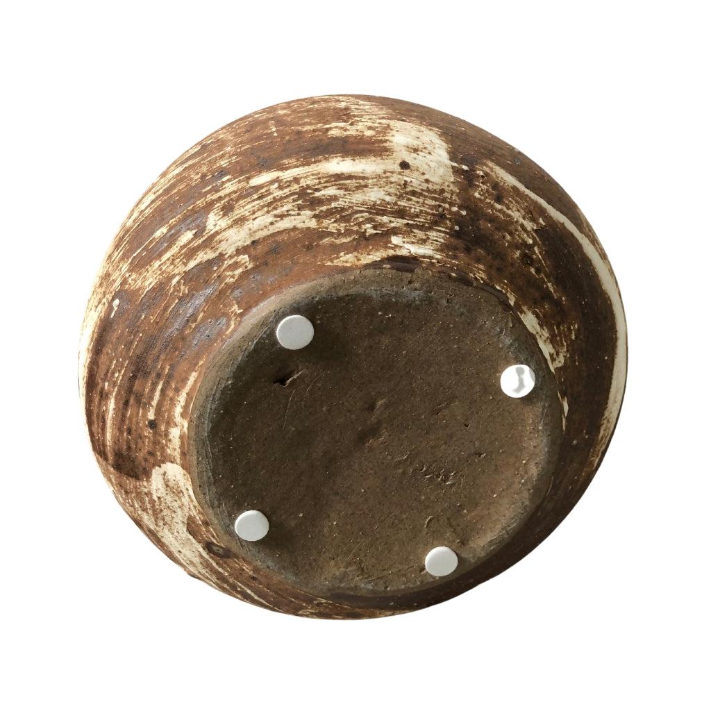 Distressed Oval Vase with Small Handles