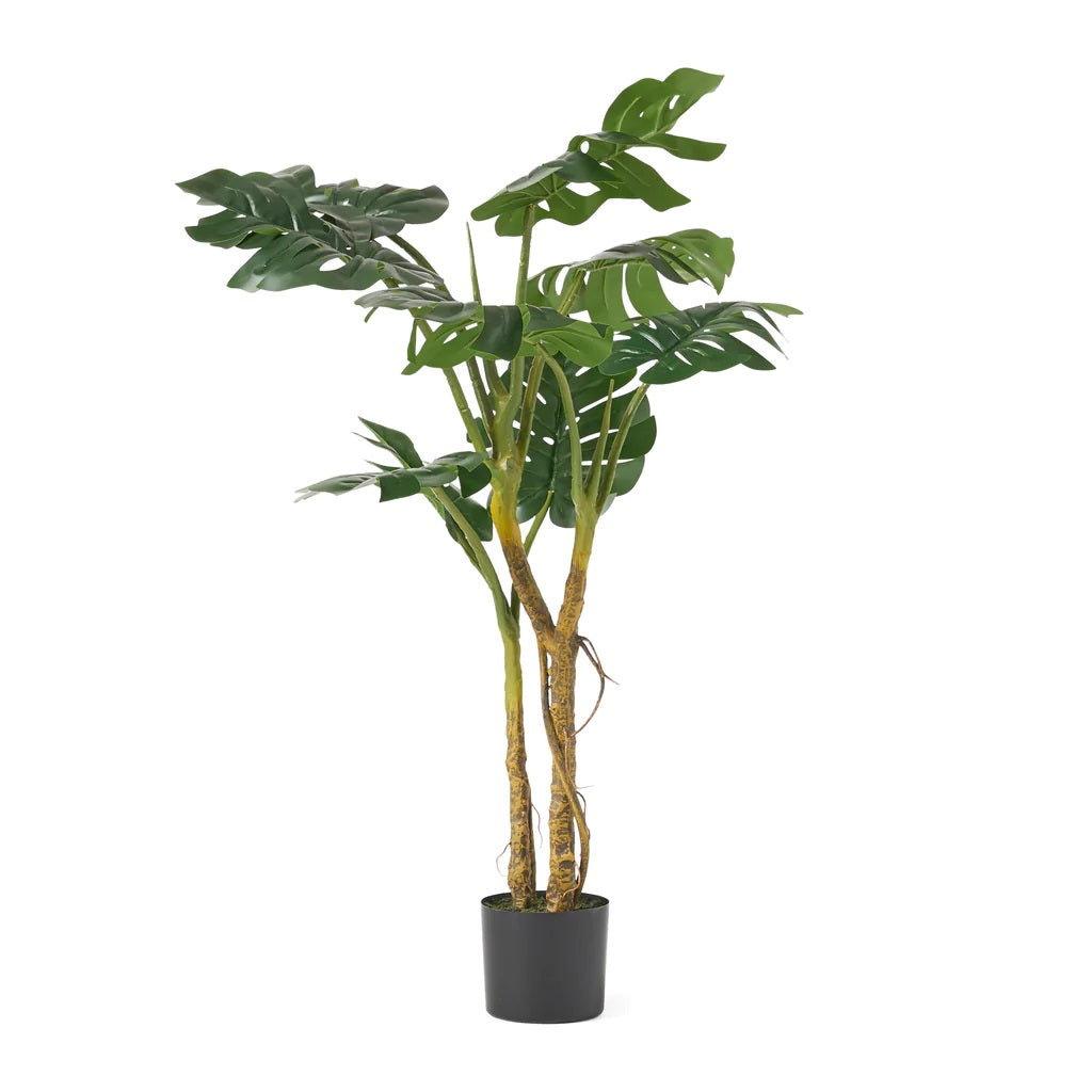 Dorse 4' x 2.5' Artificial Monstera Tree