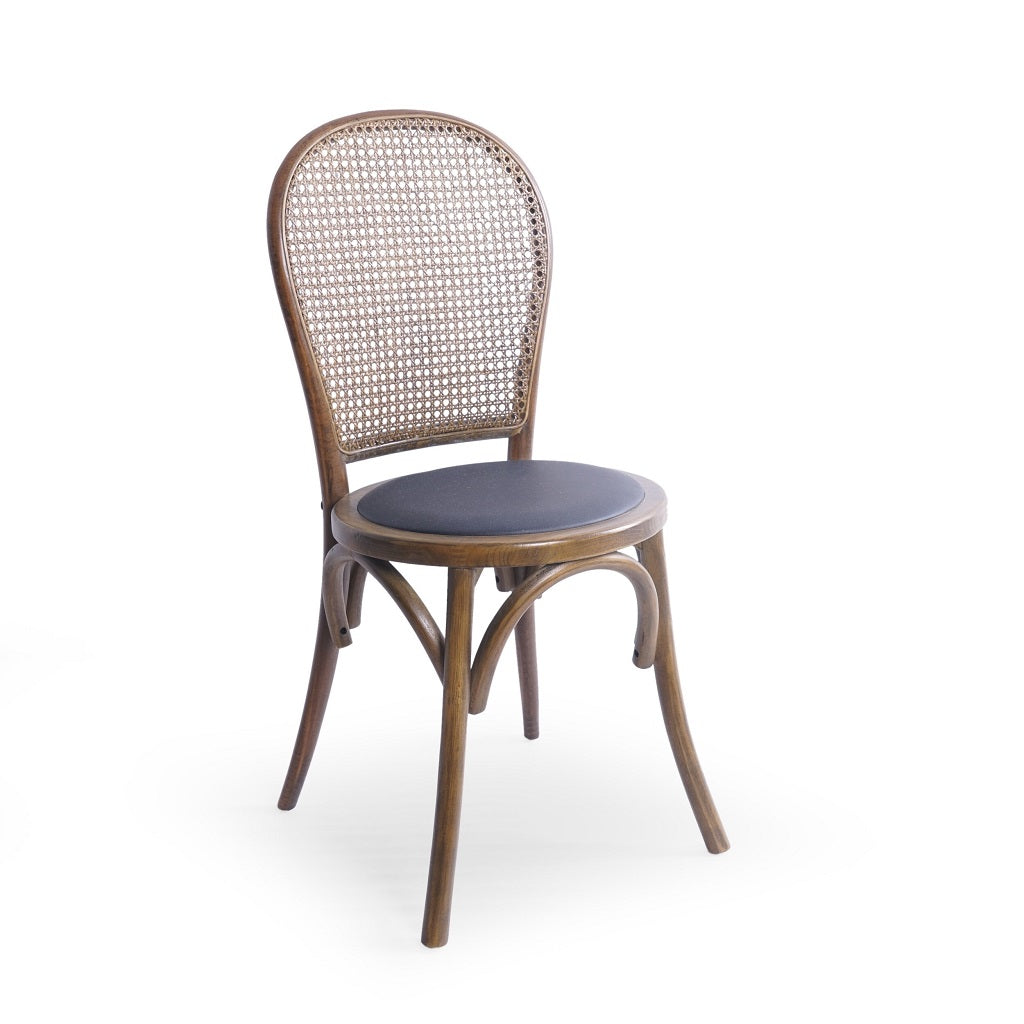 Emerys Wooden Cane Back Dining Chair (Set of 2)