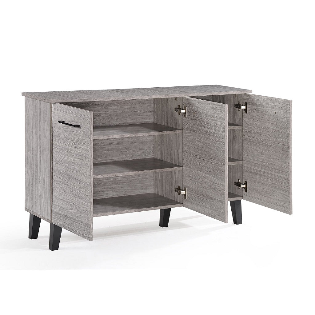 Emilia Mid Century Modern Finished Fiberboard Cabinet