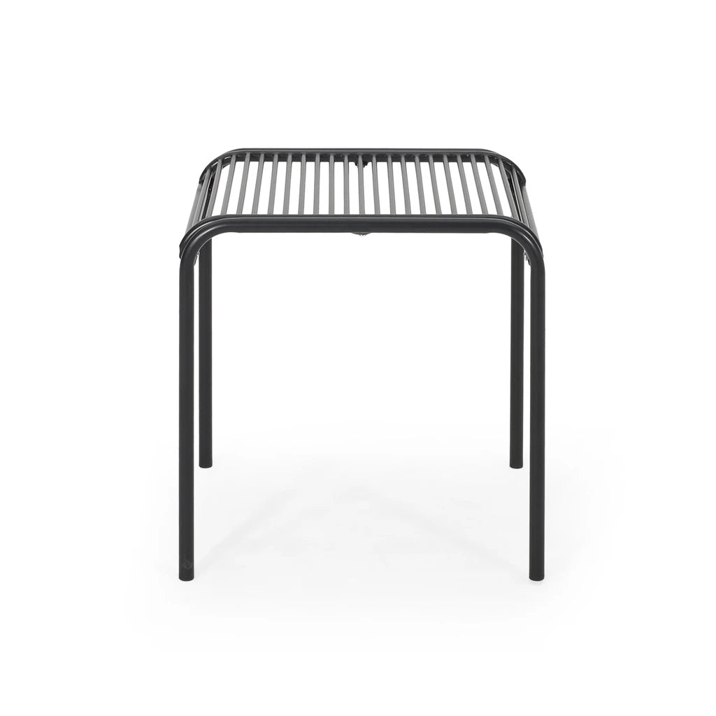 Emily Outdoor Modern Iron 2 Seater Chat Set with Cushions