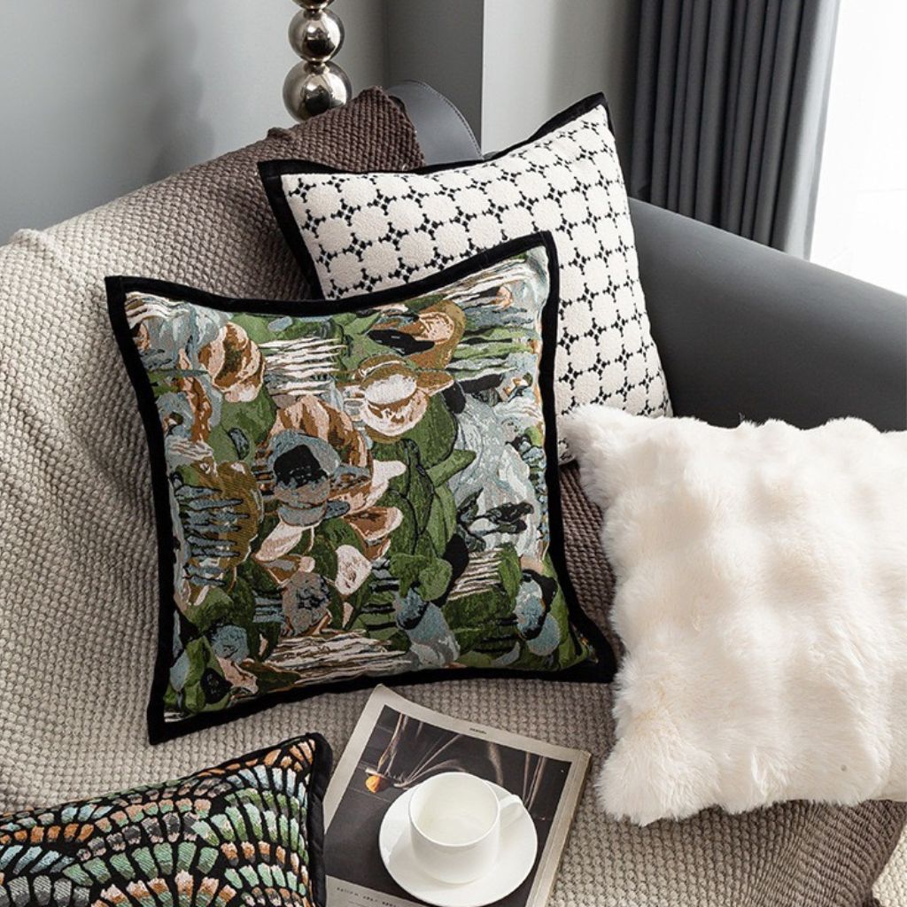 Enchanted Forest Throw Pillow Cover