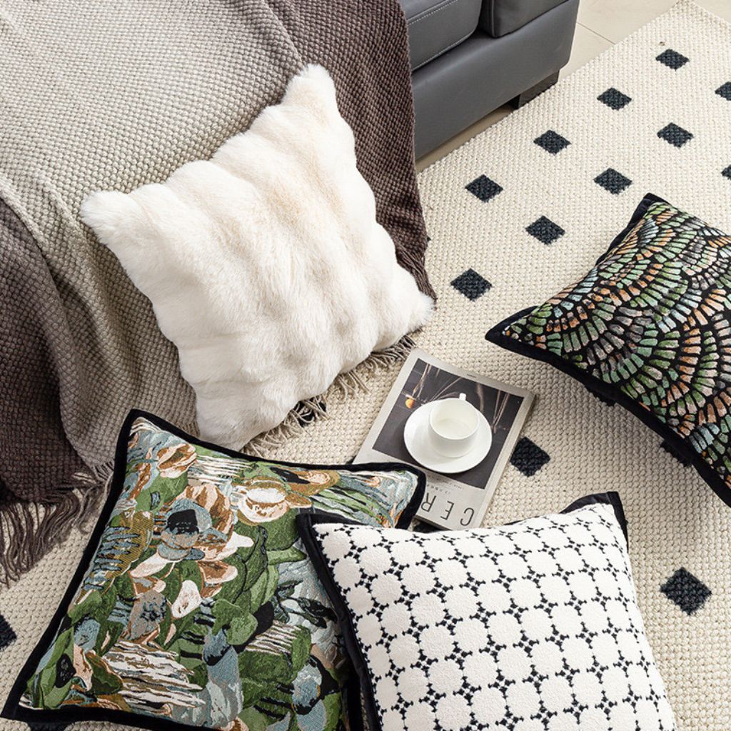 Enchanted Forest Throw Pillow Cover