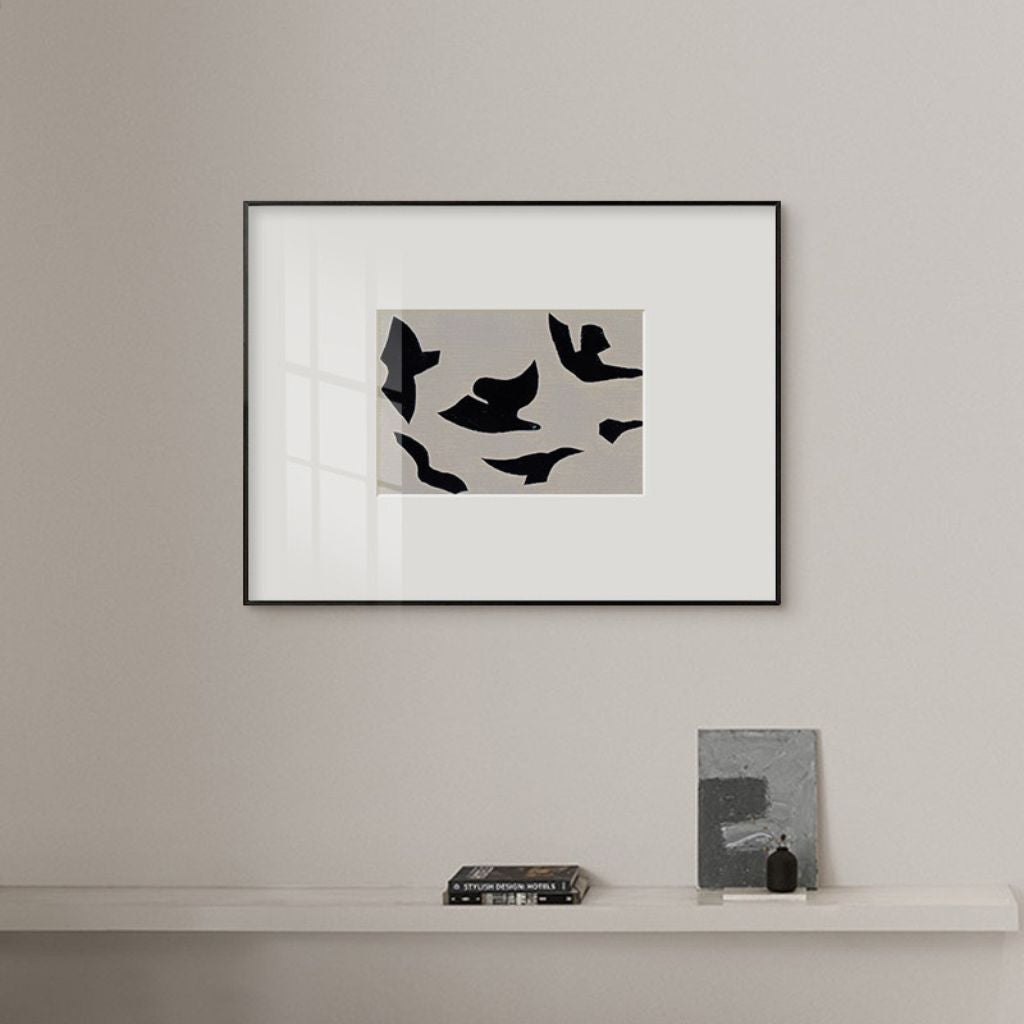Flight of Shadows Aluminium Framed Print