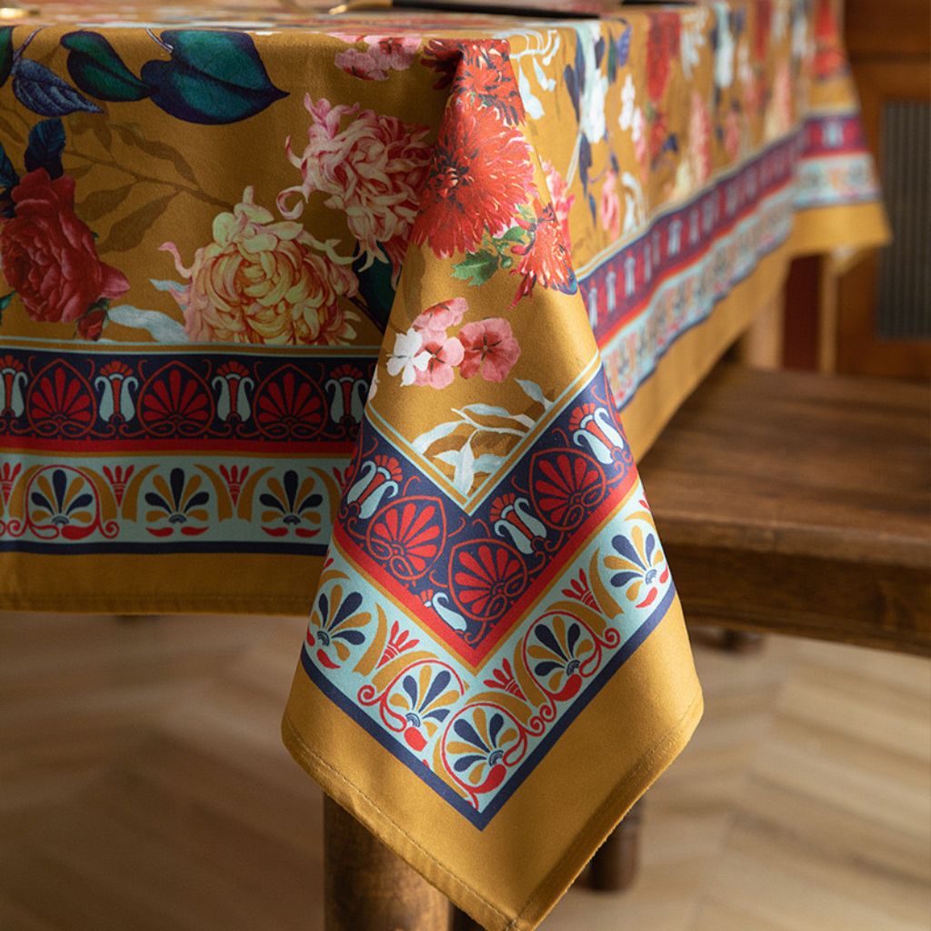 Floral Bloom Fiesta Tablecloth