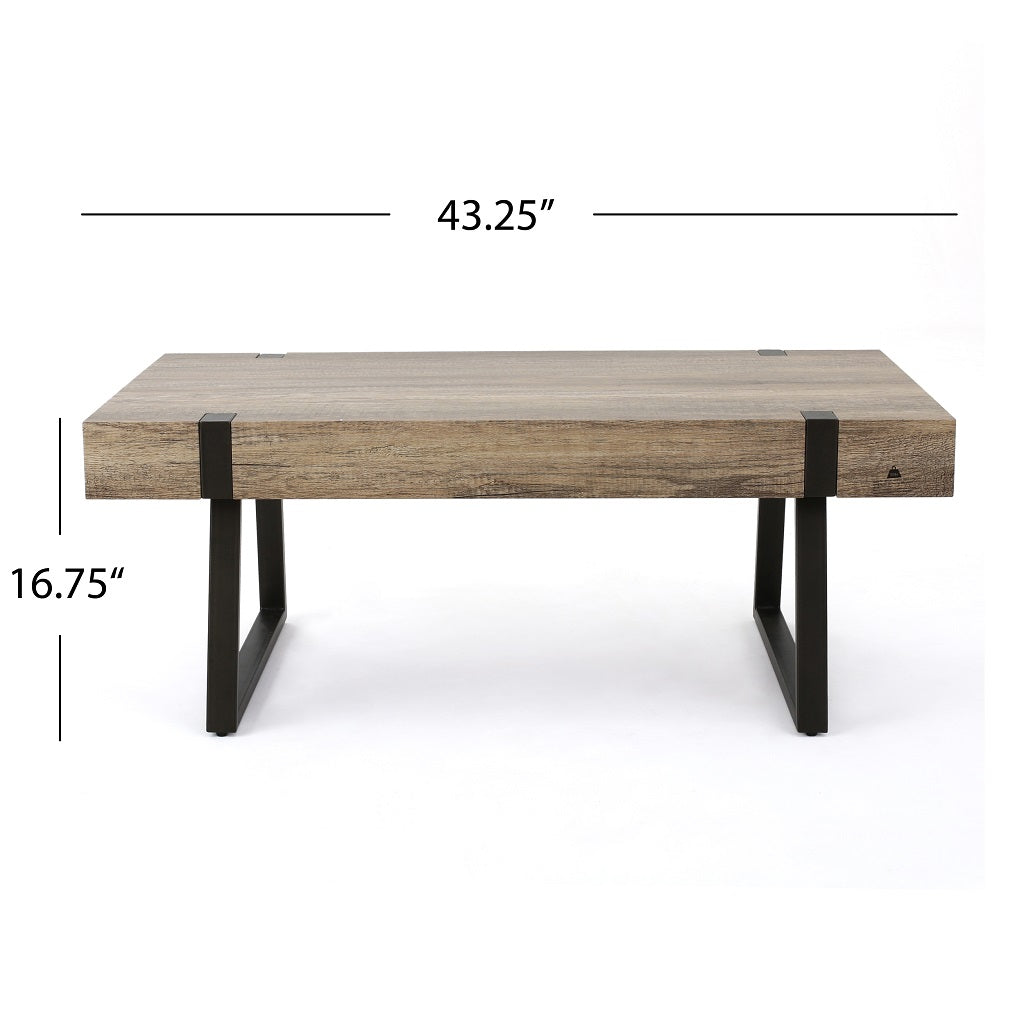 Genwa Canyon Grey Wood Coffee Table