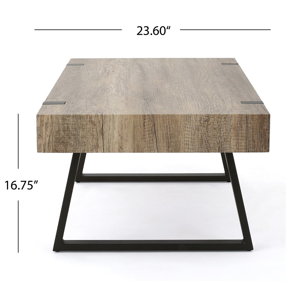 Genwa Canyon Grey Wood Coffee Table