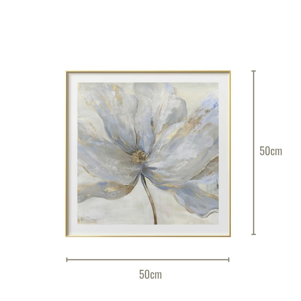 Golden Champa in Mist Framed Print