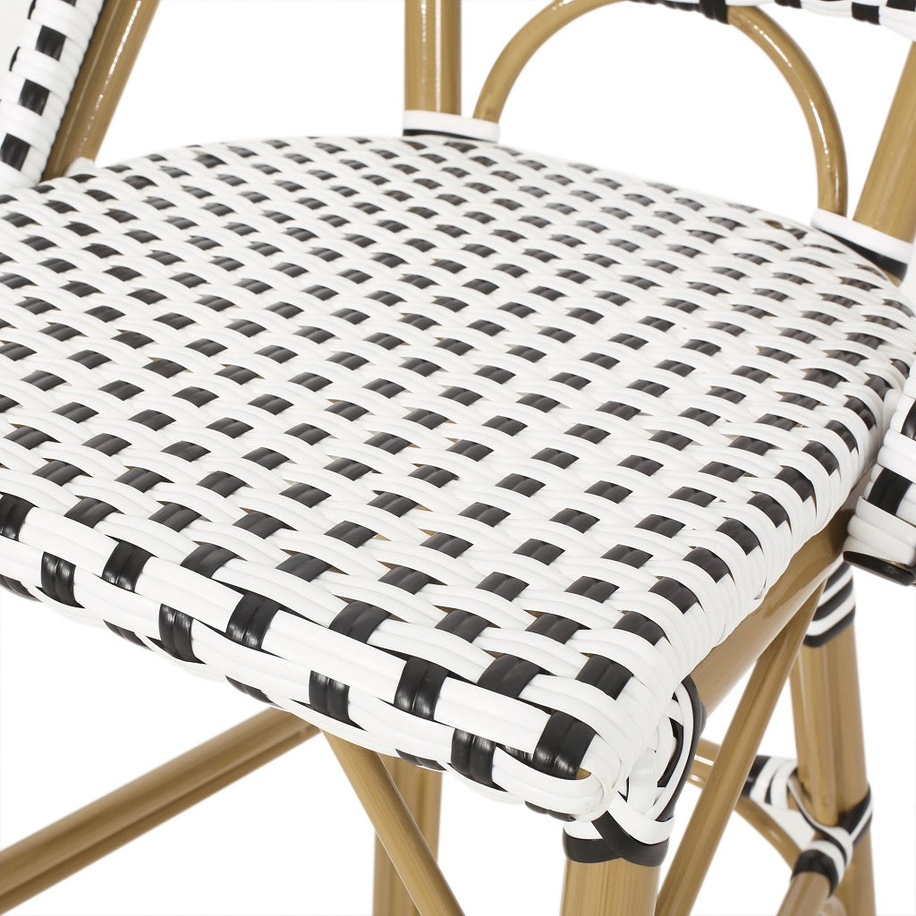 Grelton Outdoor Aluminum French Barstools, Set of 2