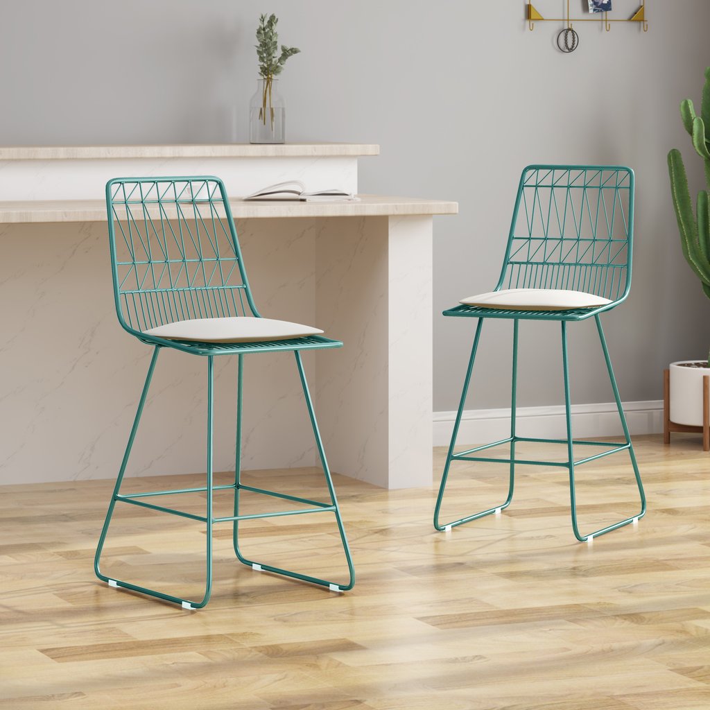 Hedy Outdoor Counter Stool (Set of 2)