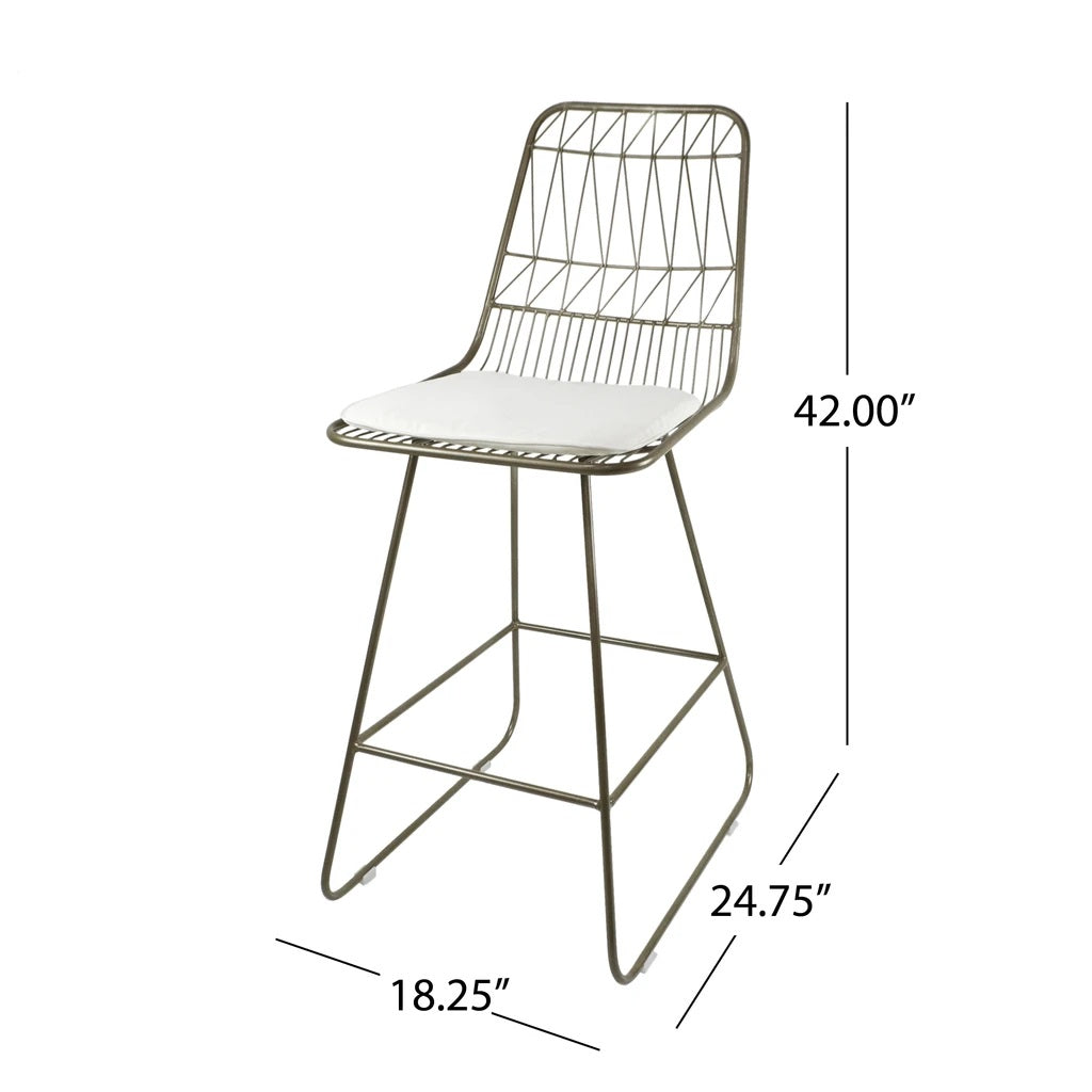 Hedy Outdoor Counter Stool (Set of 2)