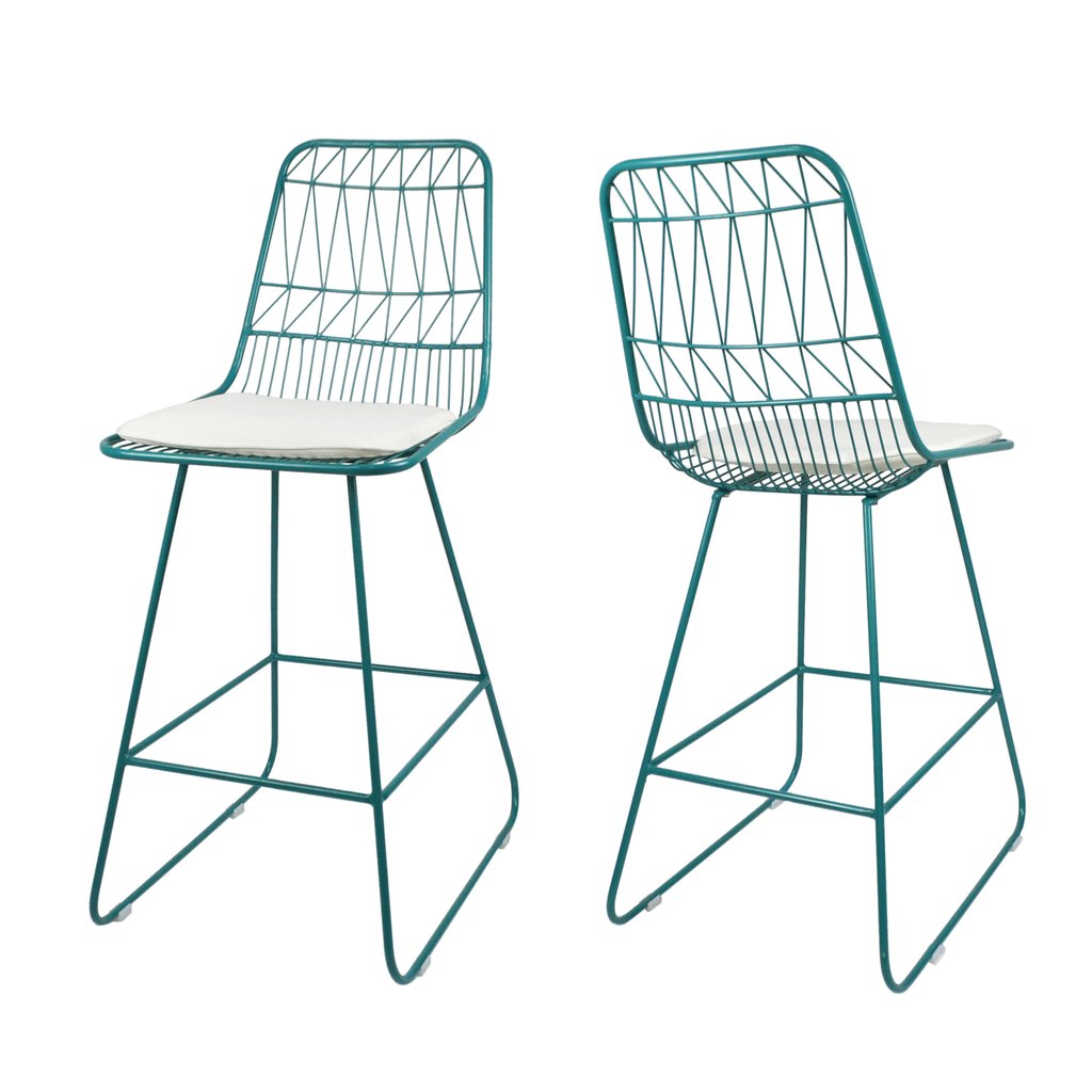Hedy Outdoor Counter Stool (Set of 2)