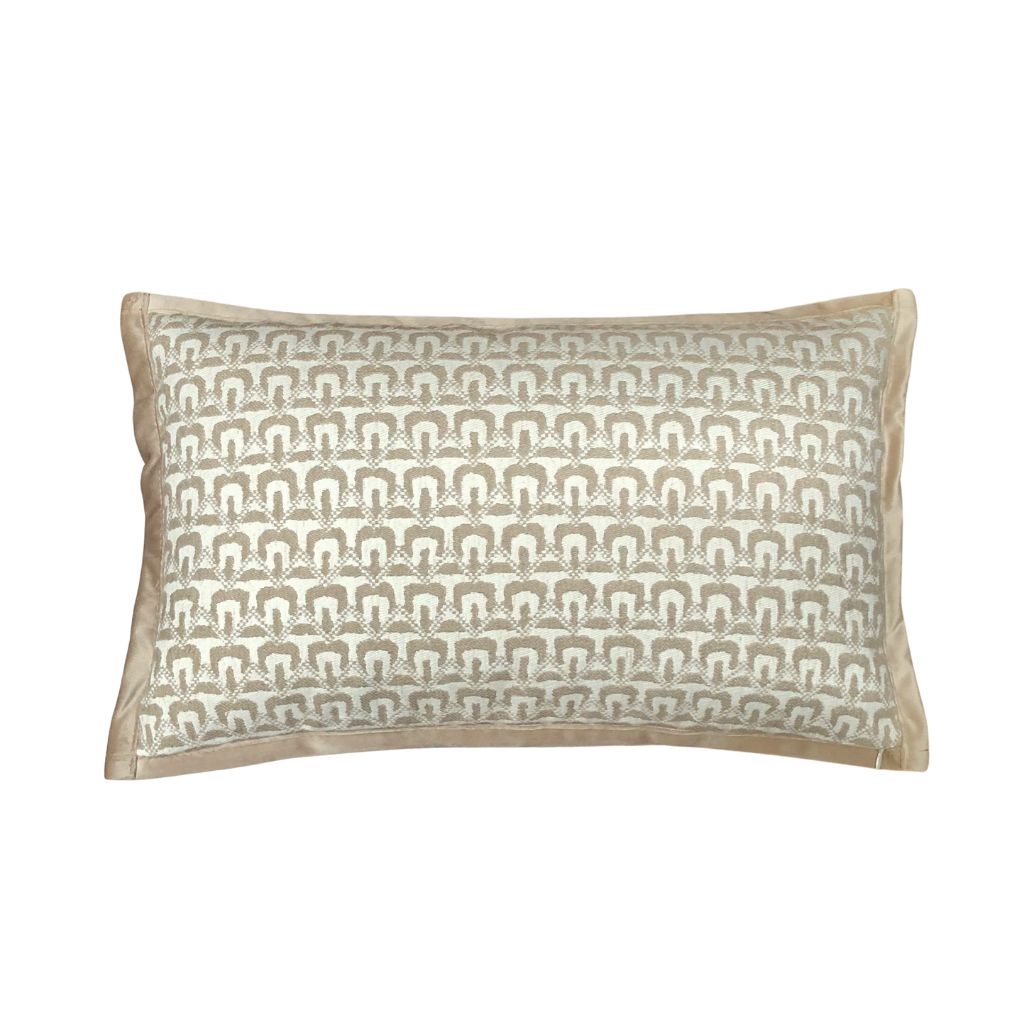 Ivory Arch Lumbar Pillow Cover