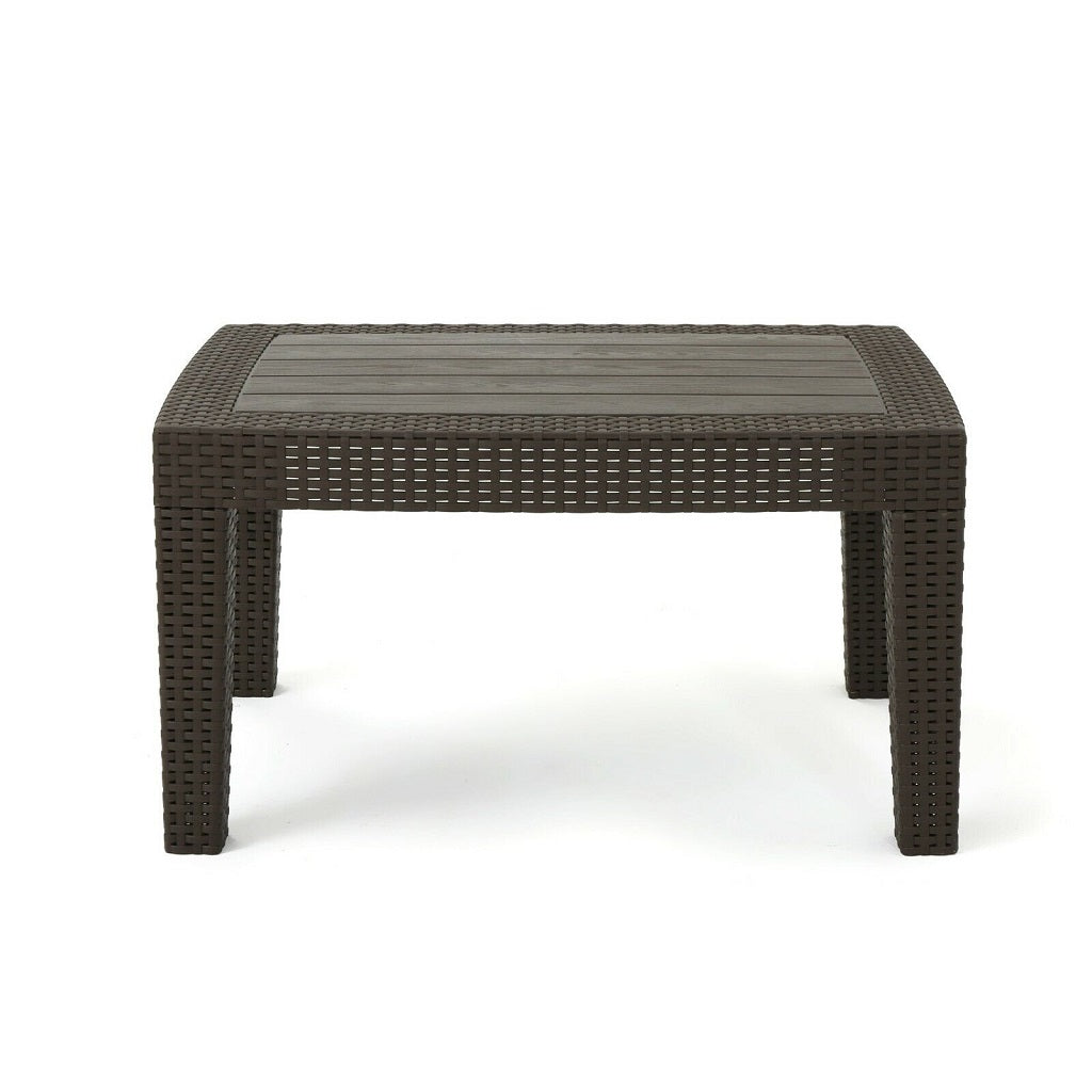 Jacob Outdoor 4 Piece Faux Wicker Chat Set