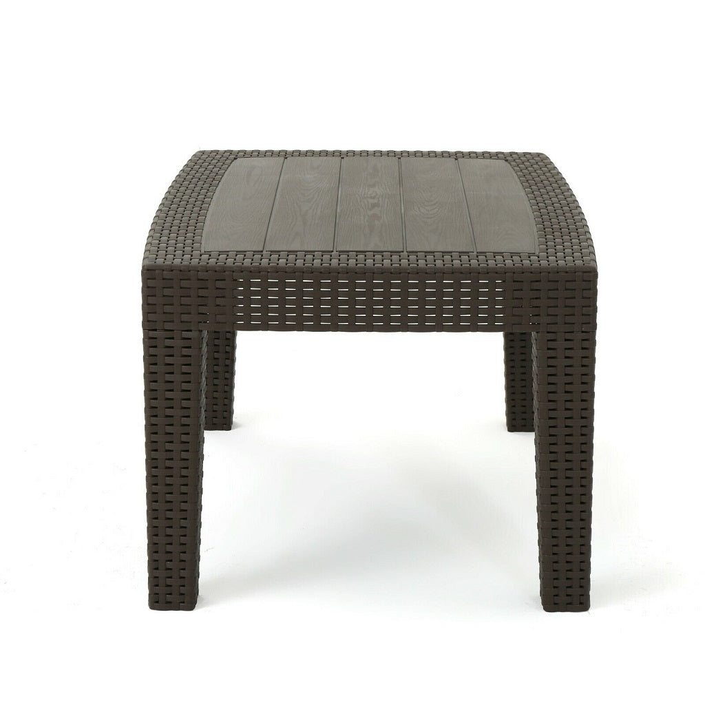 Jacob Outdoor 4 Piece Faux Wicker Chat Set
