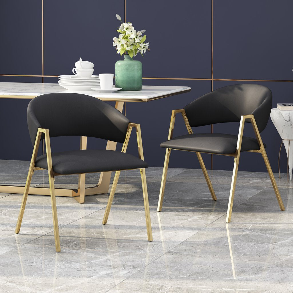 Jalexa Modern Upholstered Dining Chair (Set of 2)