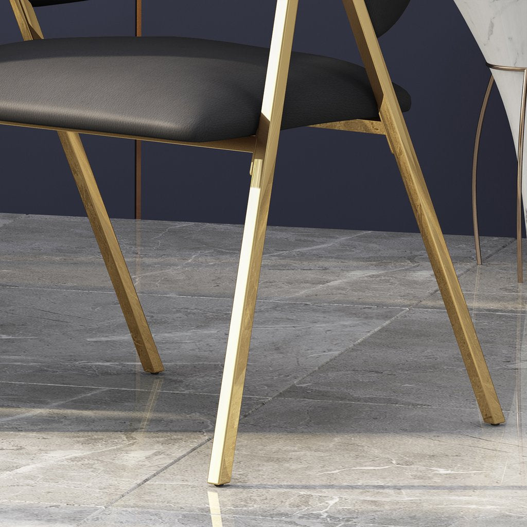 Jalexa Modern Upholstered Dining Chair (Set of 2)