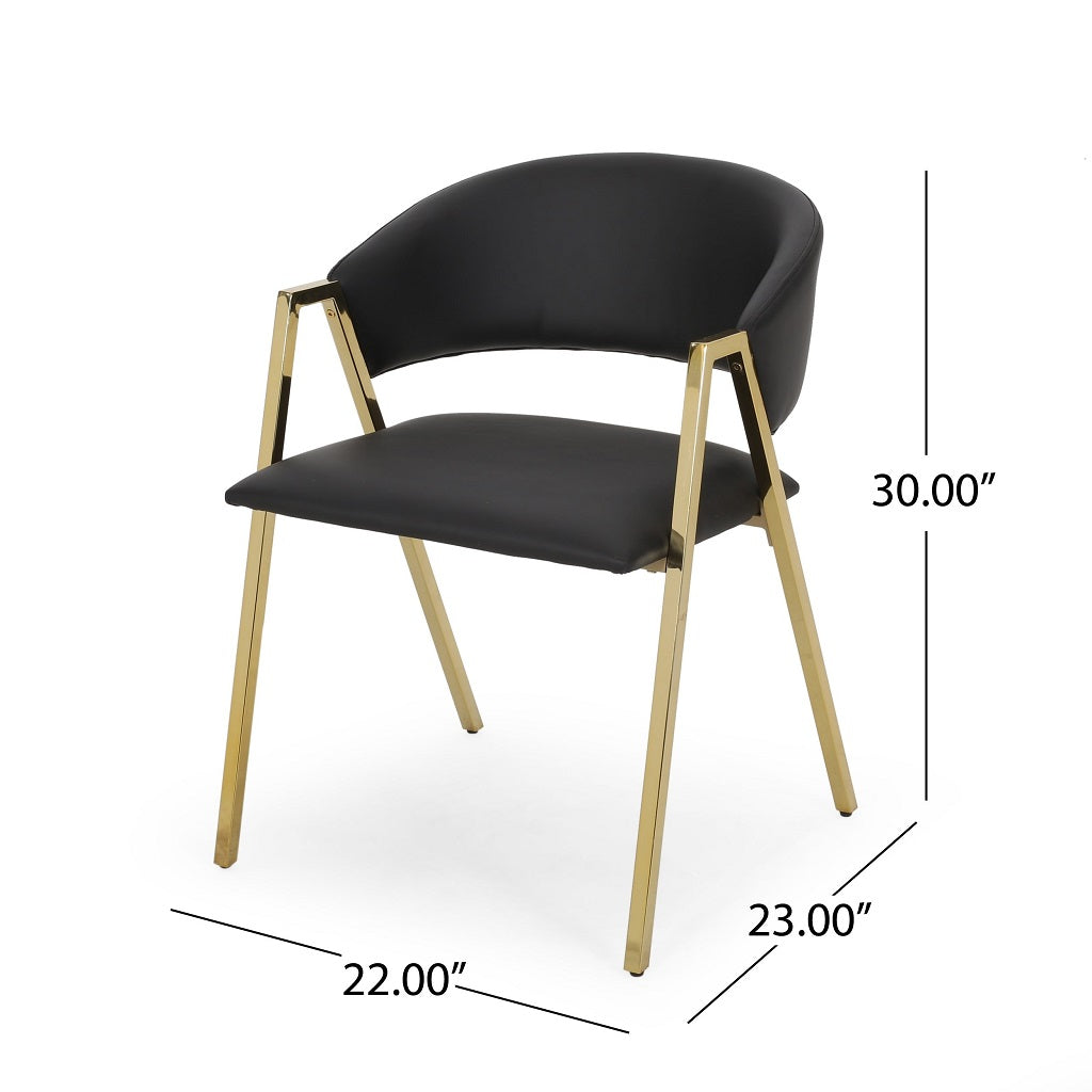 Jalexa Modern Upholstered Dining Chair (Set of 2)