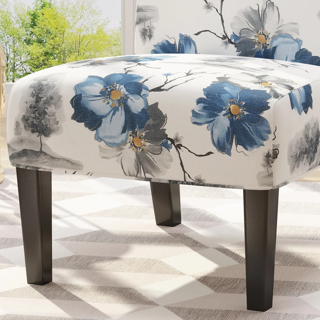 Kendal Contemporary Fabric Slipper Accent Chair