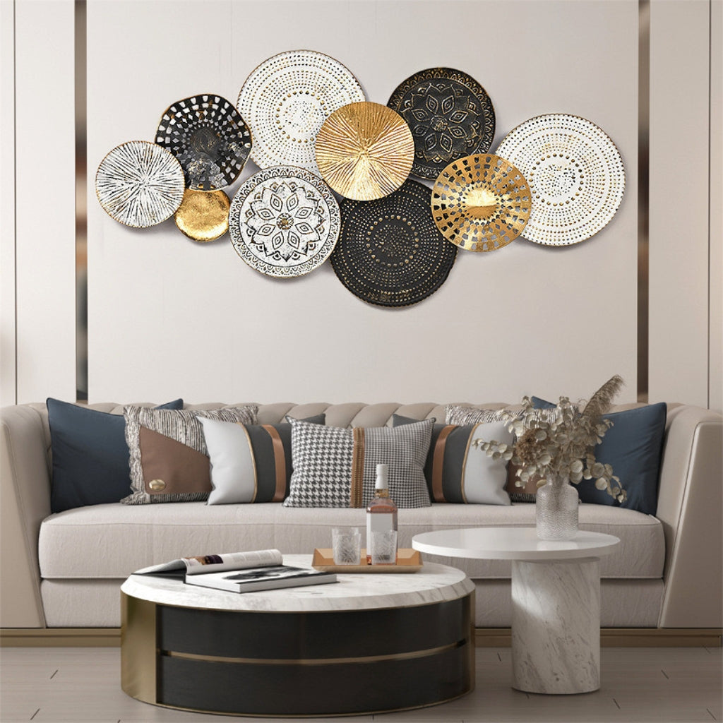 Metal Floral Wall Decor
