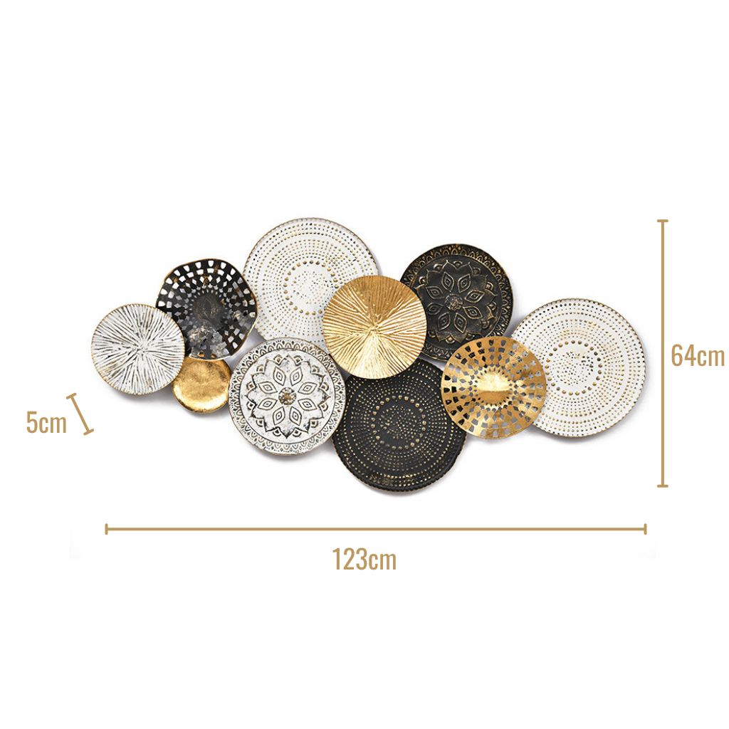 Metal Floral Wall Decor