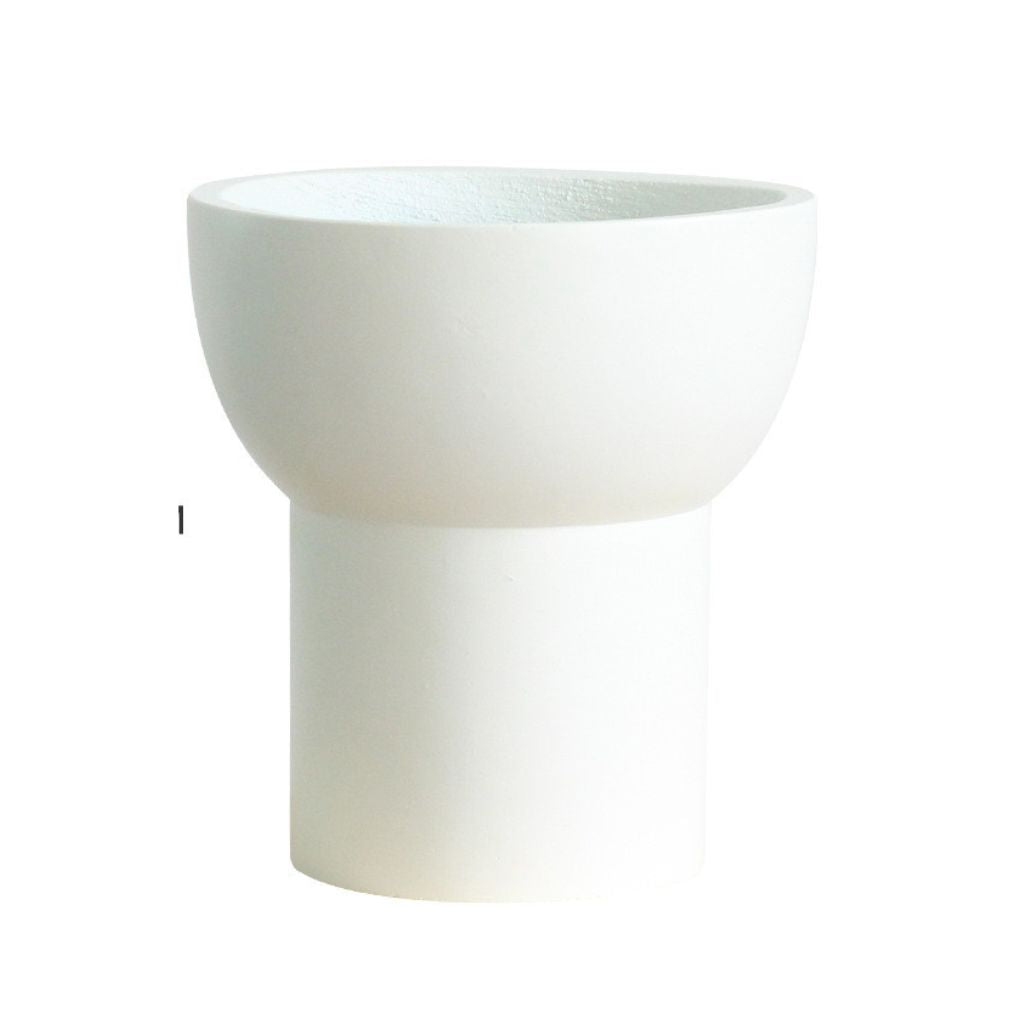 Modern Tapered Large Concrete Planter