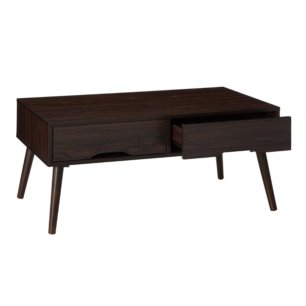 Naomi Mid Century Modern Finished Fiberboard Coffee Table