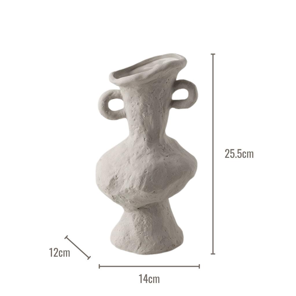 Natural Coloured Sculptural Ceramic Vase