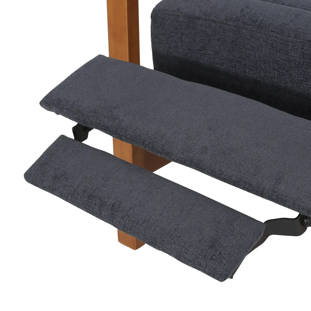 Neihart Contemporary Fabric Channel Stitch Pushback Recliner