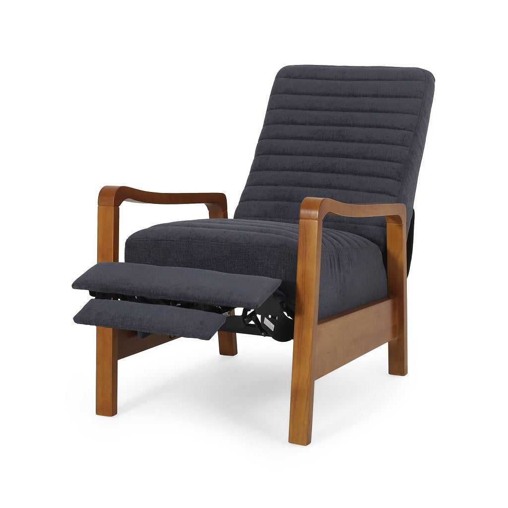 Neihart Contemporary Fabric Channel Stitch Pushback Recliner