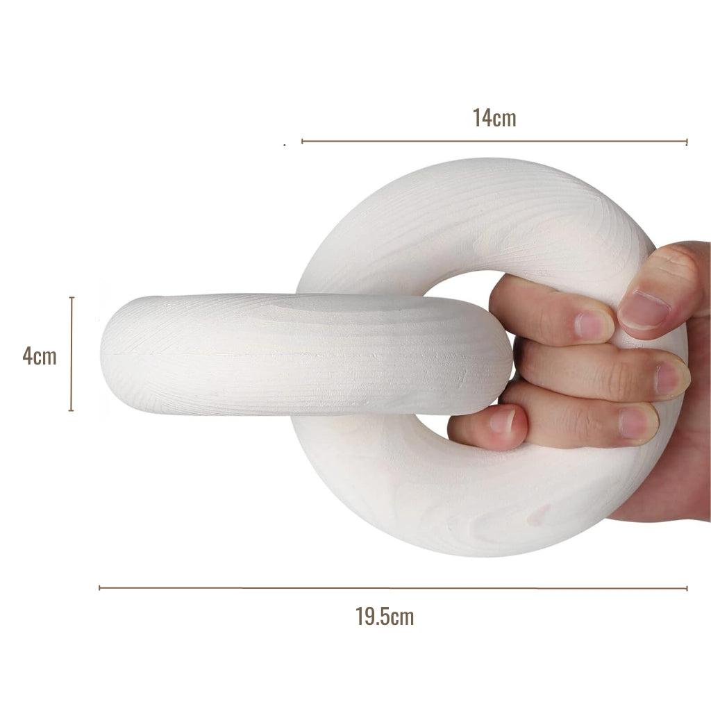 Paulownia Double Link Wooden Knot Decorative Object